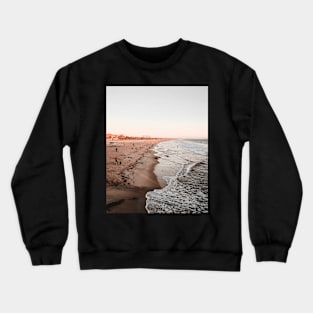 Landscape, Sunset, Nature, Scandinavian art, Modern art, Wall art, Print, Minimalistic, Modern Crewneck Sweatshirt